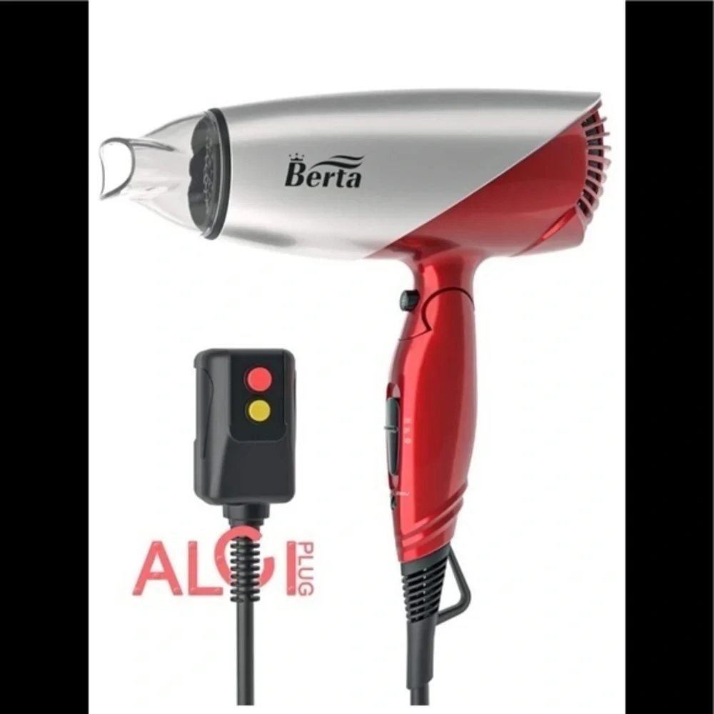 BERTA 1875 Blow dryer Hair dryer Watts Folding Handle Tourmaline Ceramic - Picture 4 of 9
